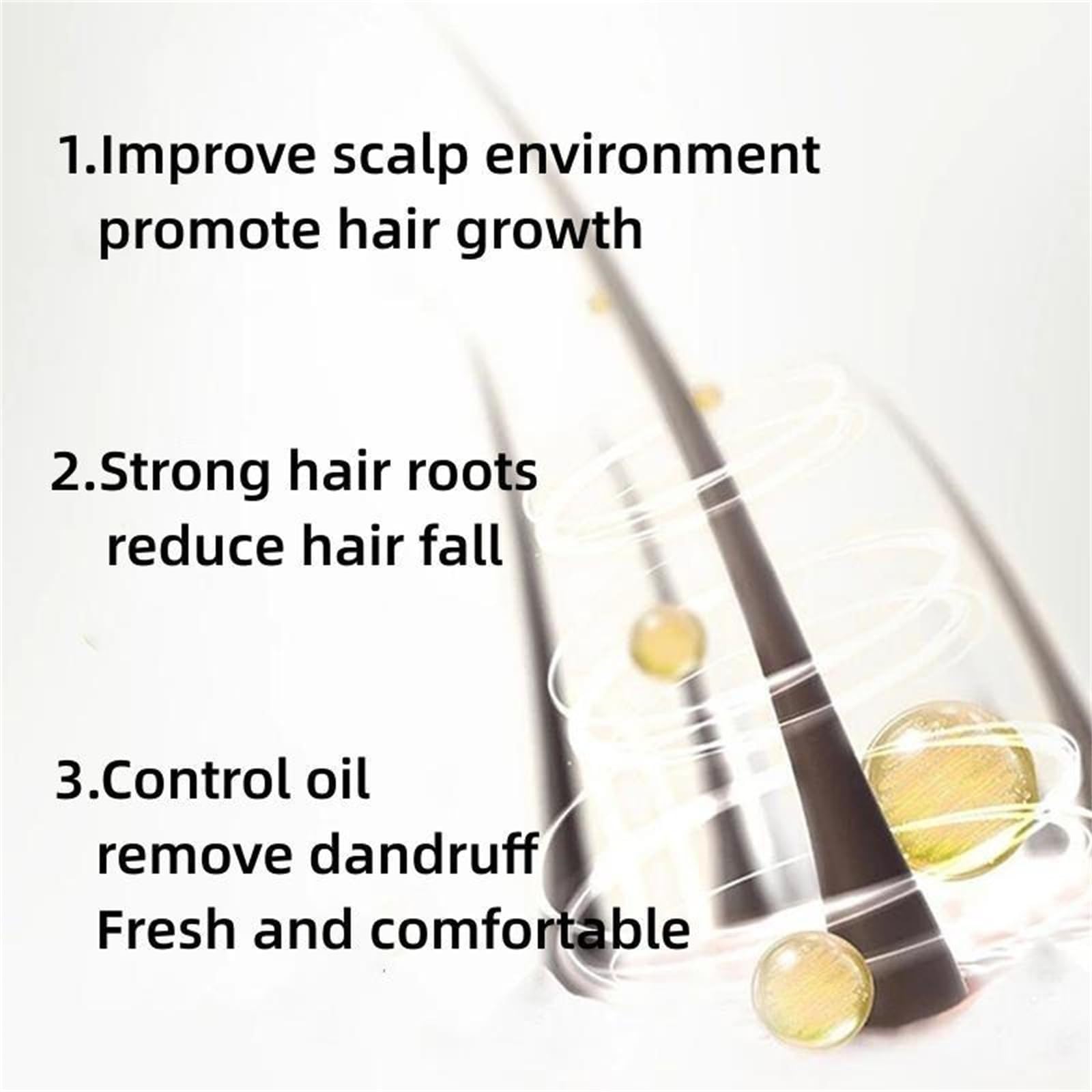 Grospe shampoo lather demonstrates gentle cleansing for all hair types