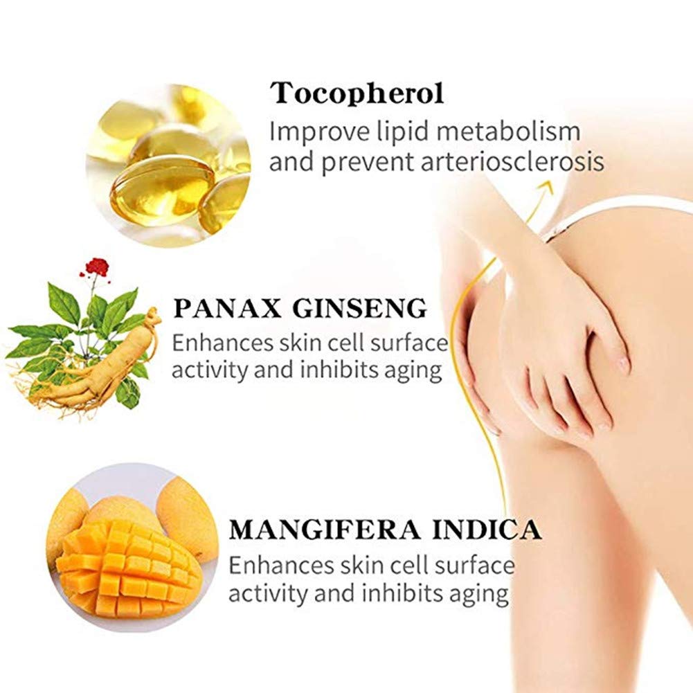 Grospe hip lift cream being applied to hip area during massage