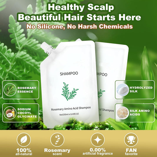 Grospe Rosemary Amino Acid Shampoo ingredients lineup supports scalp nourishment.