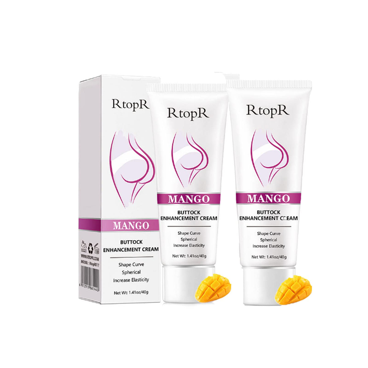Grospe buttock cream bottle front with travel-friendly packaging