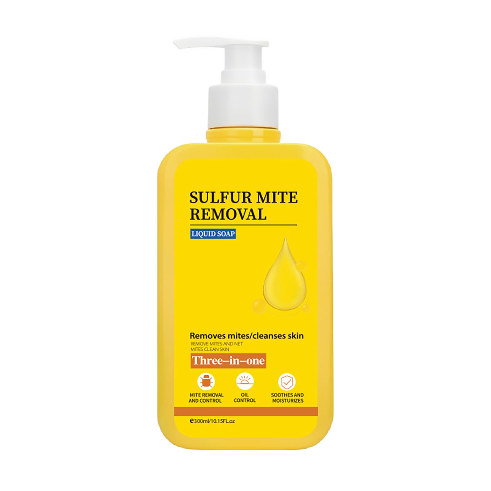 Grospe Sulfur Body Wash bottle close-up showing purifying cleanse for healthier skin.