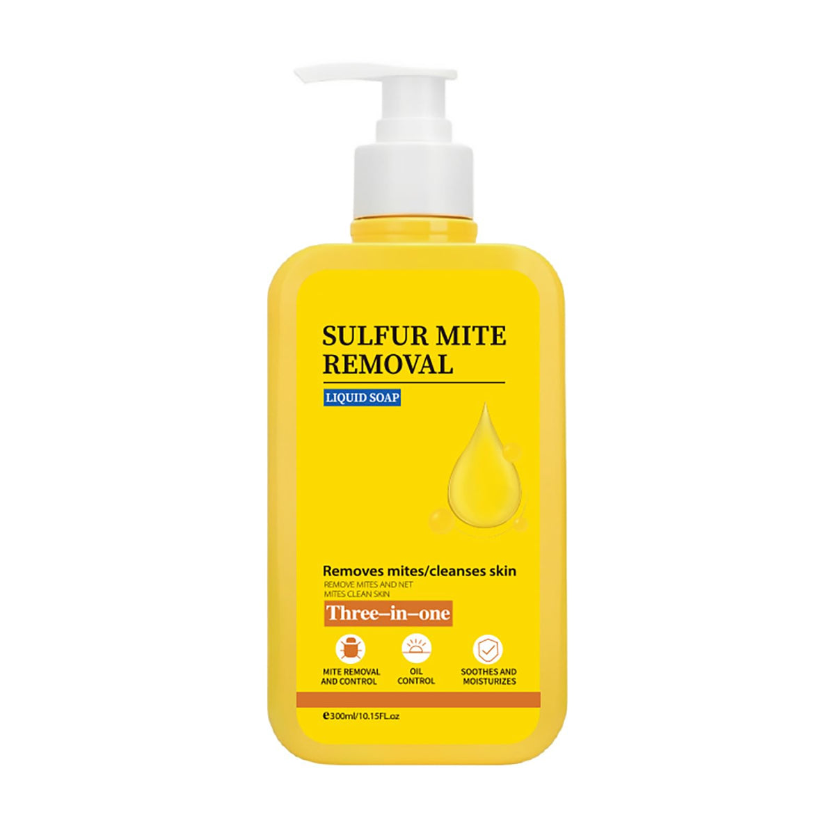 Grospe Sulfur Body Wash bottle close-up showing purifying cleanse for healthier skin.
