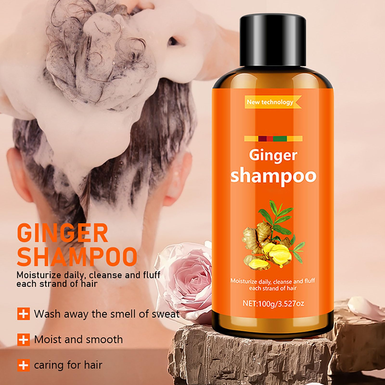 Grospe travel-size shampoo set packaging ideal for trips and on-the-go care.