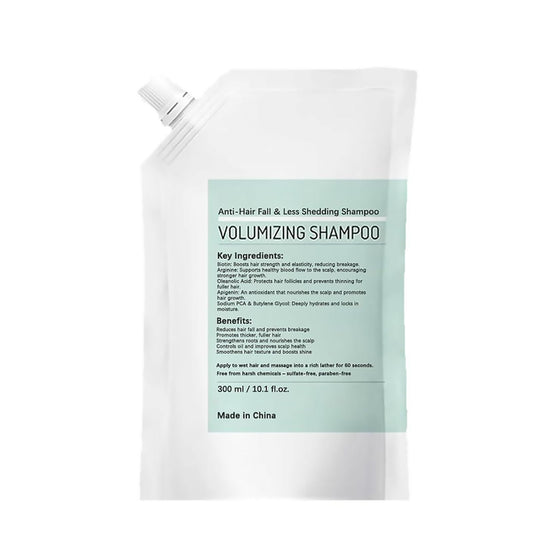 Grospe Volumizing Shampoo bottle shows a sulfate-free formula for stronger roots.