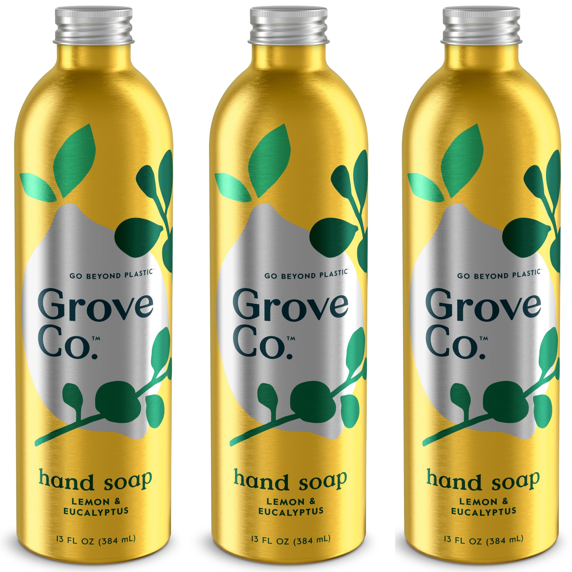 Grove Co hydrating gel refill bottle with Lemon Eucalyptus scent.