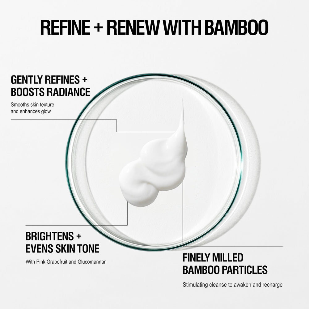 Grown Alchemist Gentle Cleanser routine shot suggests refreshed skin after use.