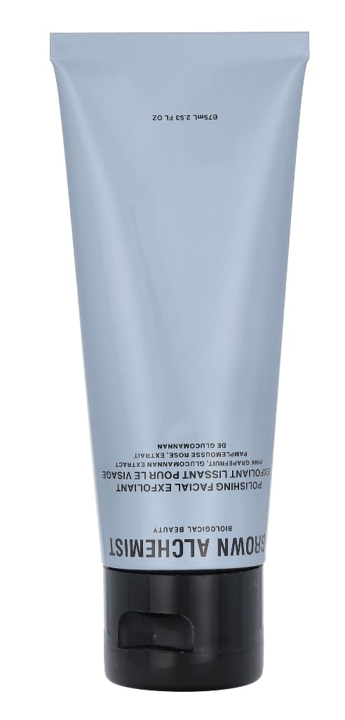 Grown Alchemist exfoliant texture reveals fine beads and gel for gentle renewal.