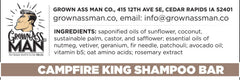 Grown Ass Man Co Campfire King 3-in-1 wash for hair and beard.