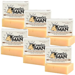 Grown Ass Man Co Campfire King solid shampoo bar for all hair types, clean and compact.