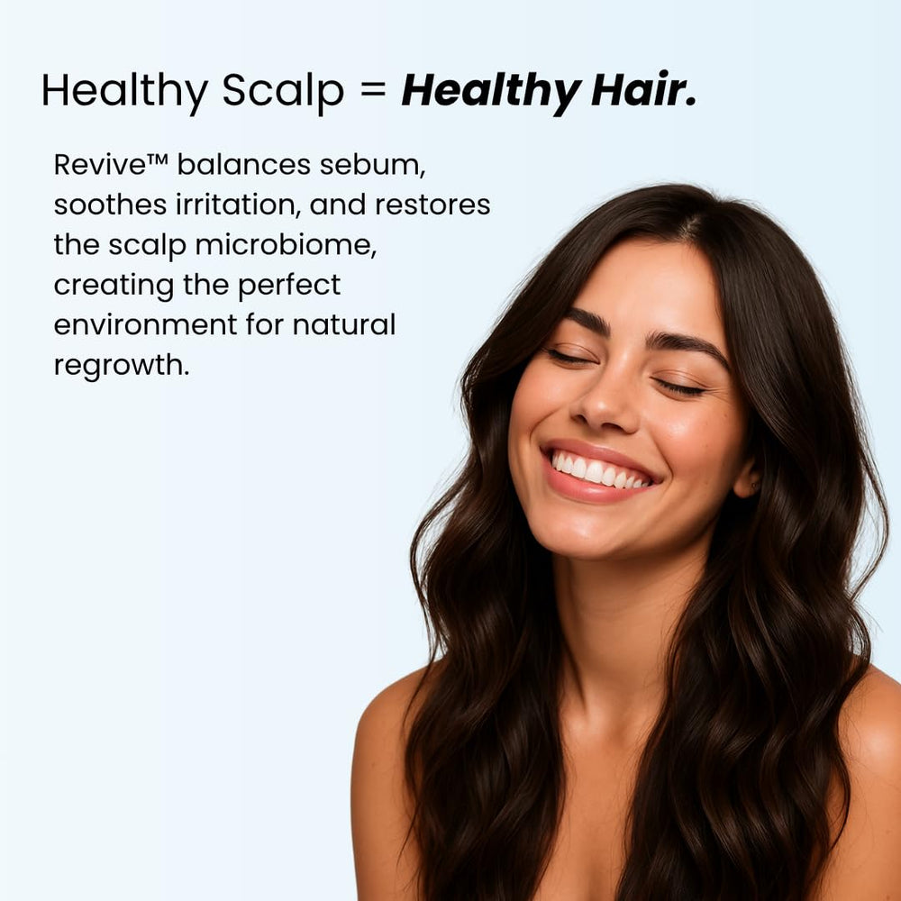 Growplex Revive Shampoo hydrolyzed wheat protein showing reduced breakage support.