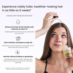 Growplex Rosemary Elixir ingredients highlight rosemary and jojoba benefits.