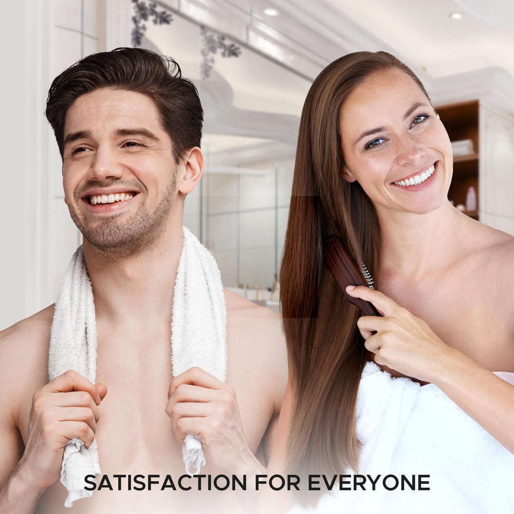 Growth Essence Minoxidil Biotin Shampoo on wet hair for even distribution