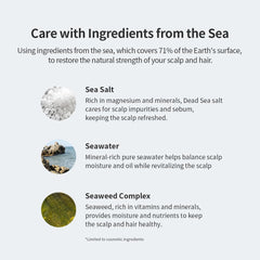 GROWUS Application on wet hair and scalp for thorough cleansing.