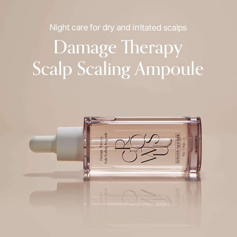 Growus Damage Therapy Bulgarian Rose scent enhances a spa-like routine.