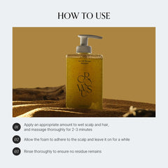 GROWUS sea salt therapy label communicates professional cosmeceutical quality for healthy hair.