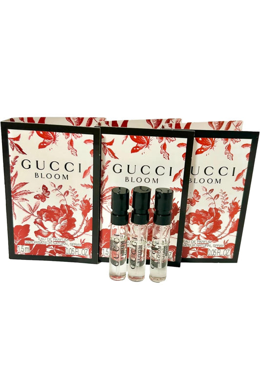 Gucci Bloom mini bottle for travel testing