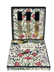 Gucci Flora sample set gardenia bottle for travel-friendly perfume