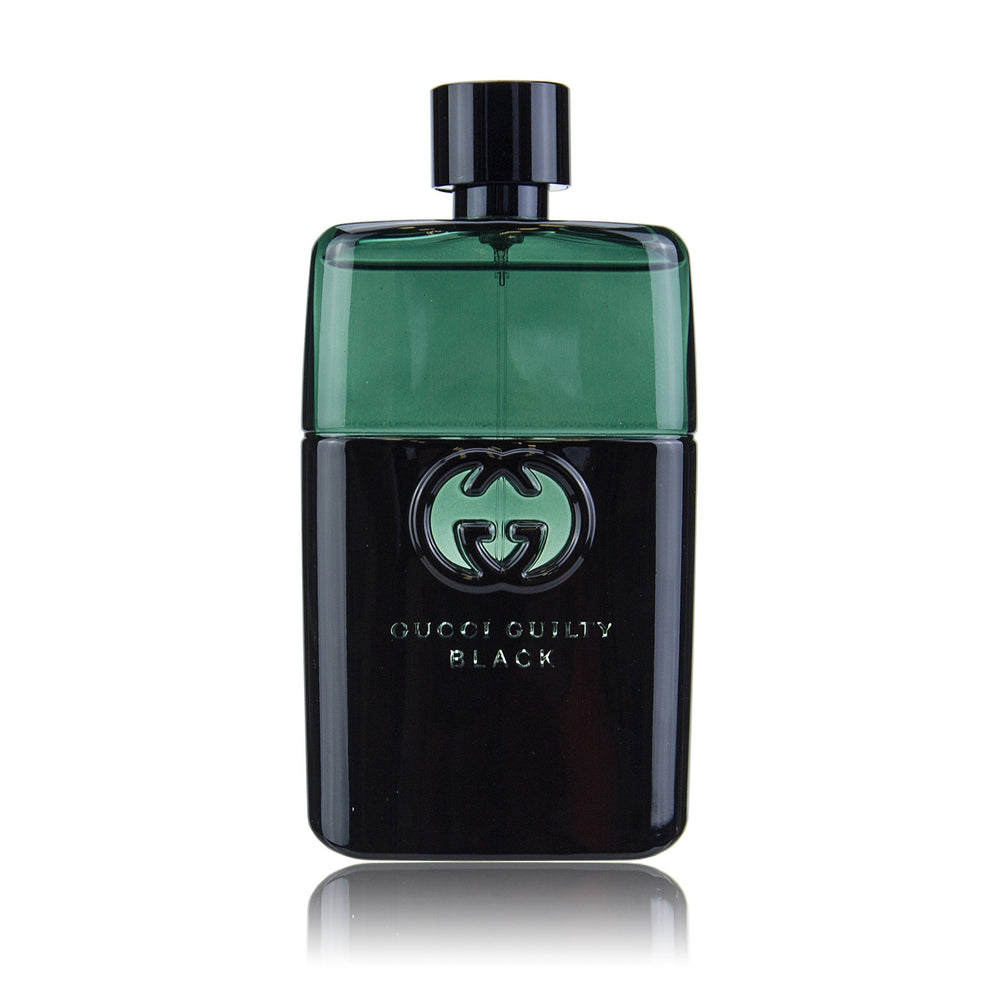 Gucci Guilty Black bottle for men; ideal for evening wear and confident style.