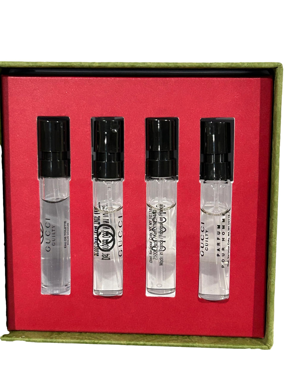 Gucci Guilty EDT sample bottle for quick on-the-go spritz