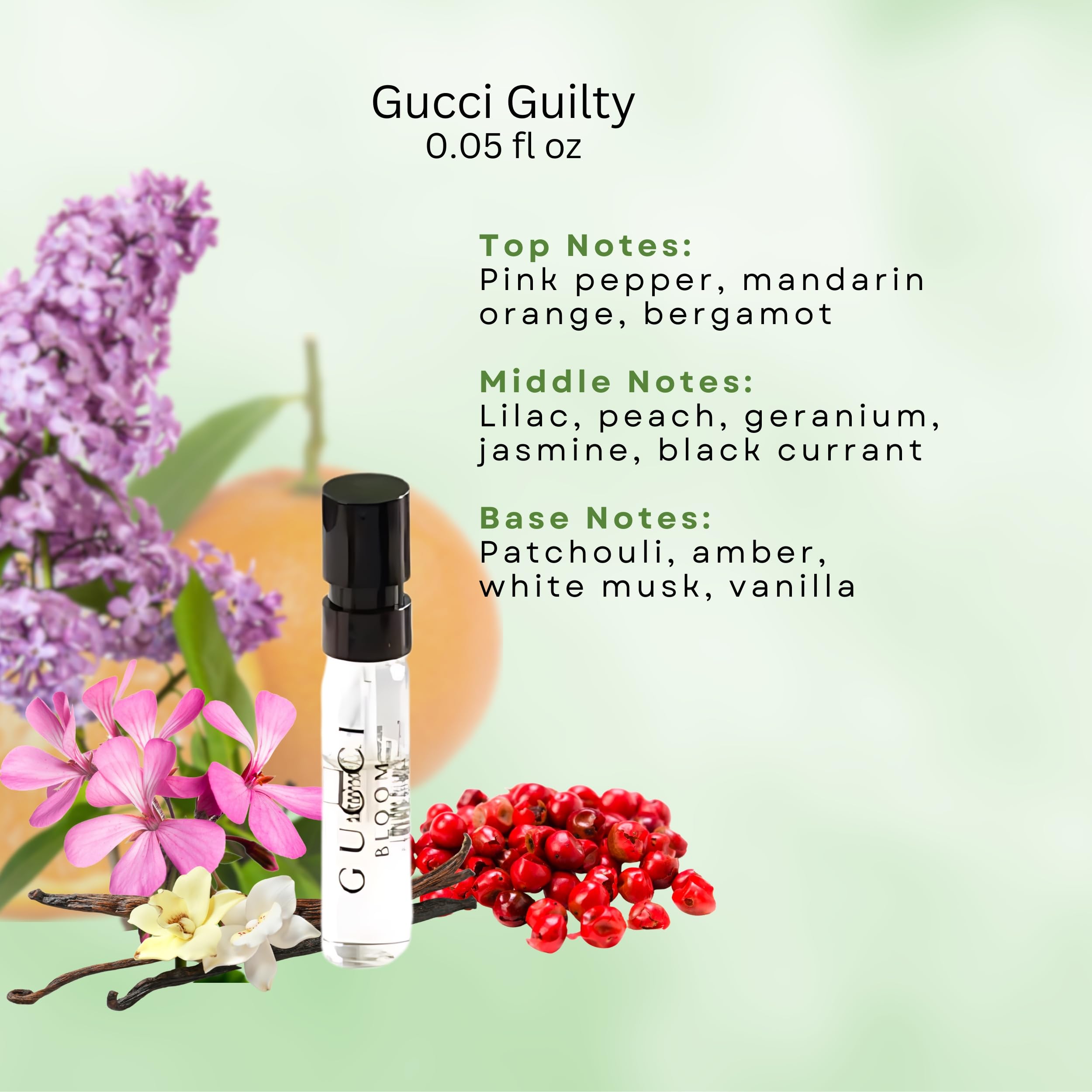Gucci Guilty Pour Femme mini spray for bold evening style.