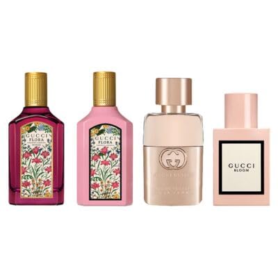 Gucci Minis Guilty Pour Femme EDT bottle, bold chic scent for modern occasions.