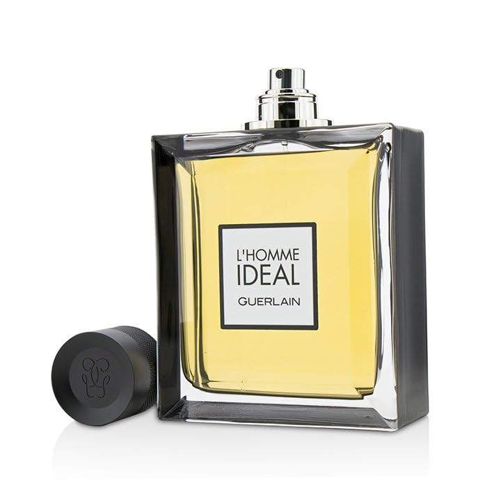Guerlain L'homme Ideal packaging box shows premium presentation for gifting.