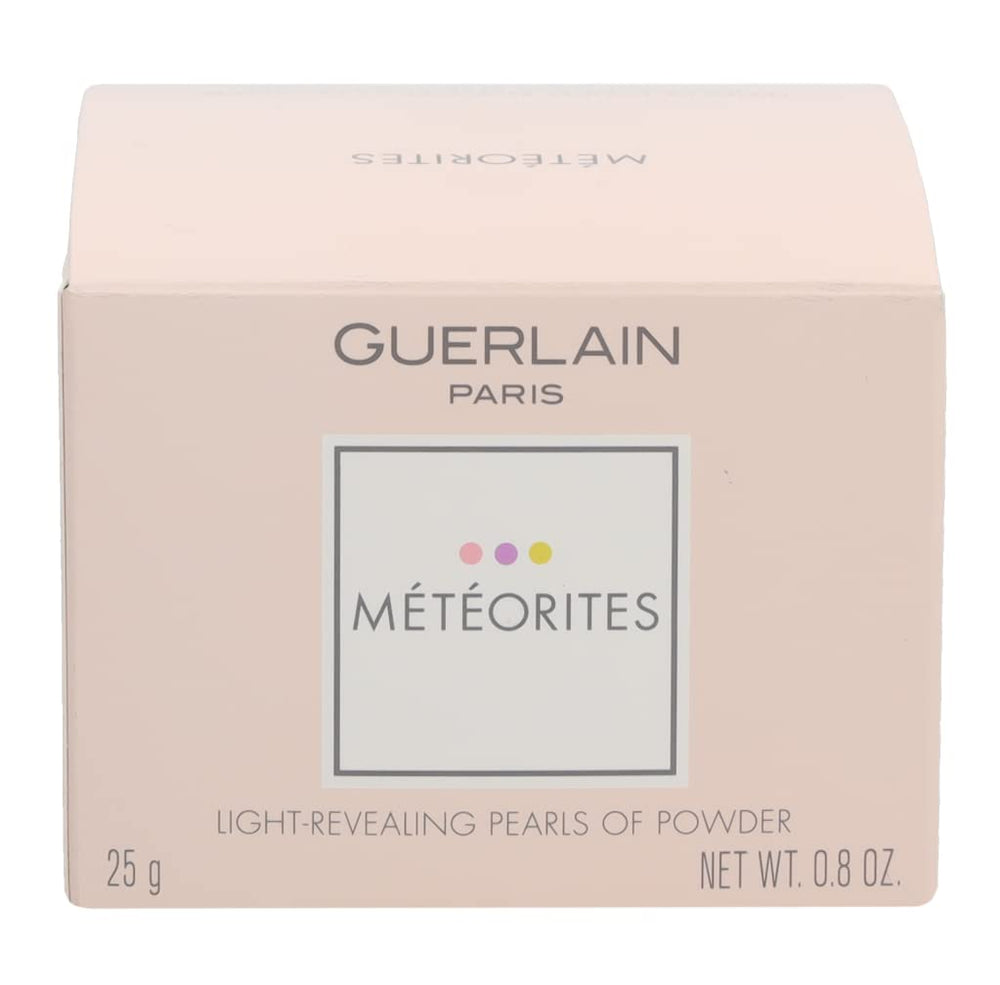 Guerlain Meteorites Perles under bright light highlighting luminous pearlescent particles