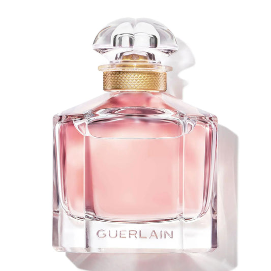 Mon Guerlain Quadrilobe bottle-front showcases contemporary elegance.