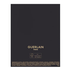 Guerlain Shalimar bottle close-up label reveals premium fragrance