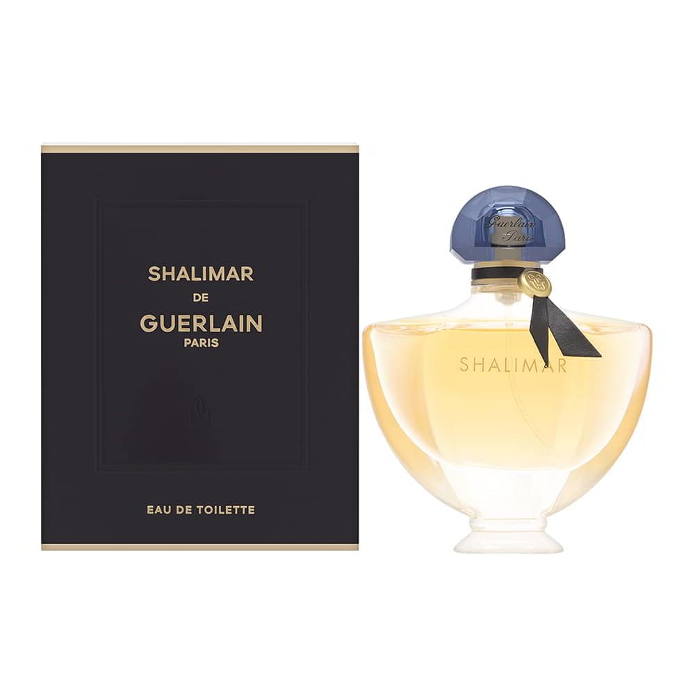 Guerlain Shalimar bottle front view, ideal for romance
