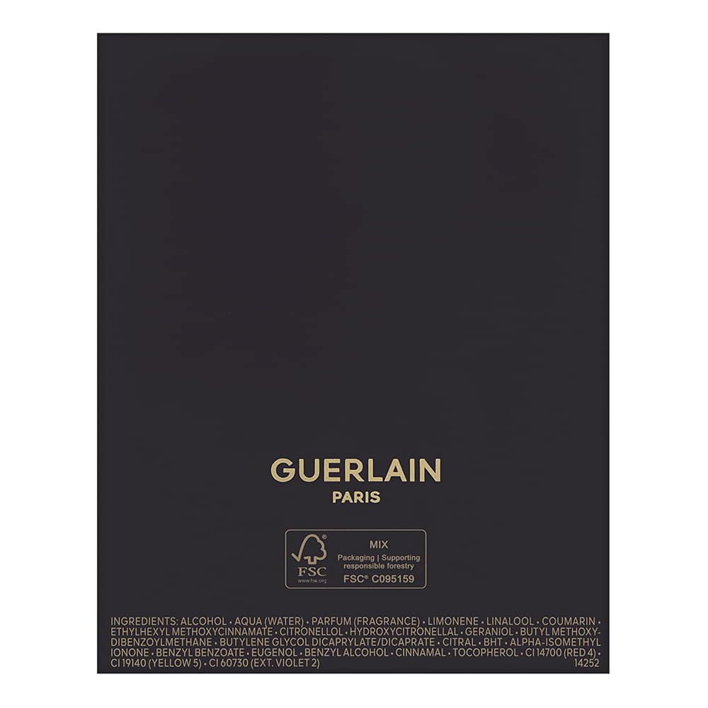 Guerlain Shalimar packaging, elegant styling enhances vanity and gifting appeal.