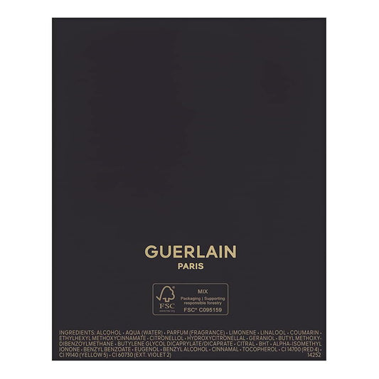 Guerlain Shalimar packaging, elegant styling enhances vanity and gifting appeal.