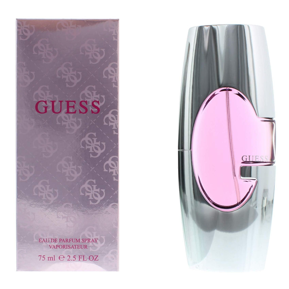 Cap detail on Guess fragrance emphasizes refined branding and handling