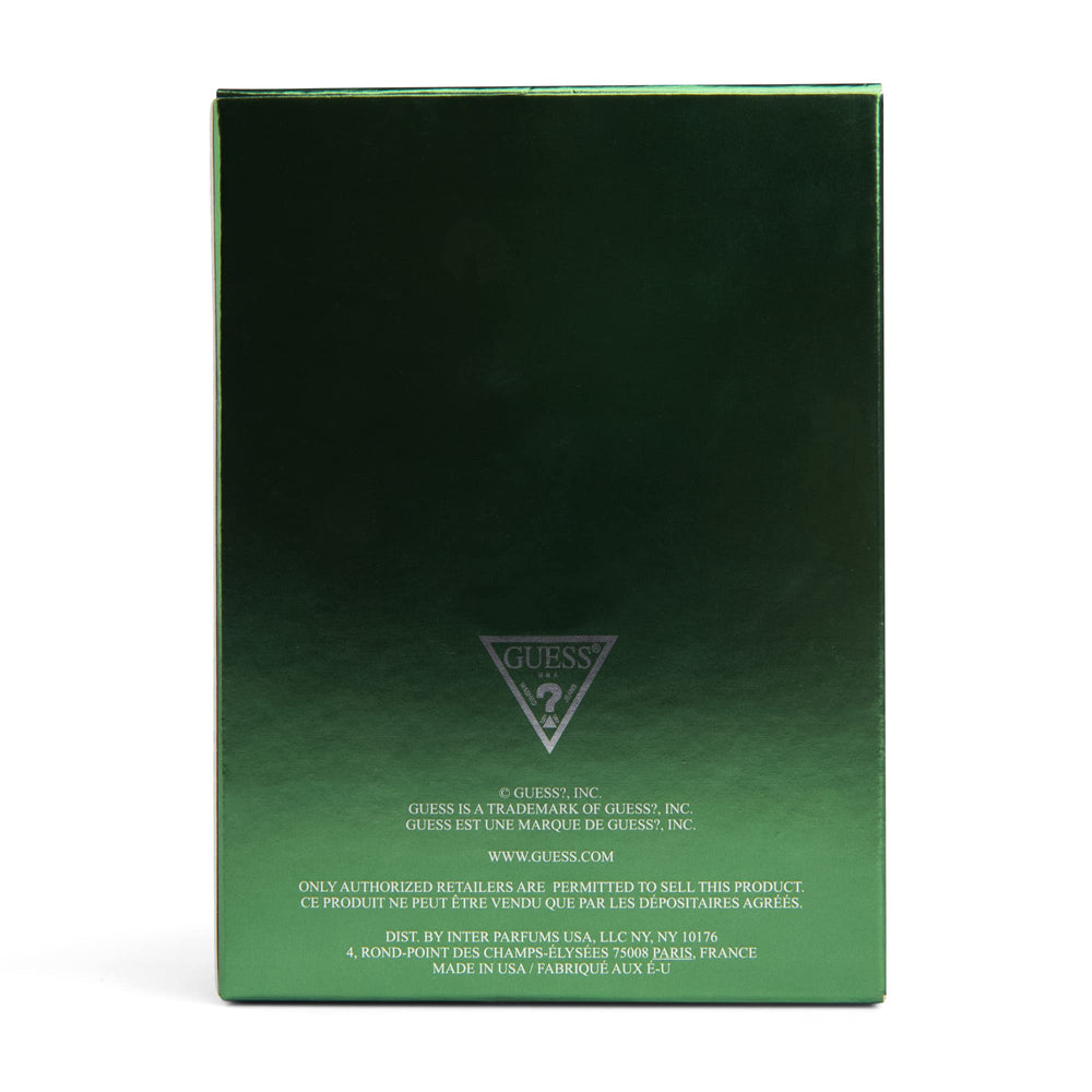 GUESS Man EDT sample card complements retail setups with scent insights.