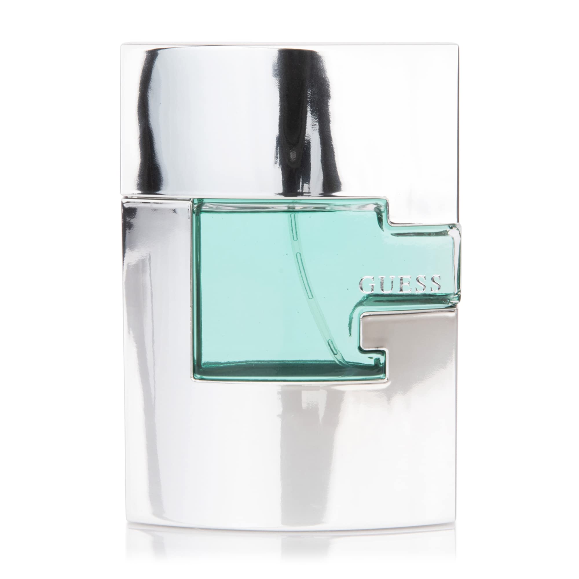 GUESS Man EDT spray action captures fresh aroma for instant confidence.