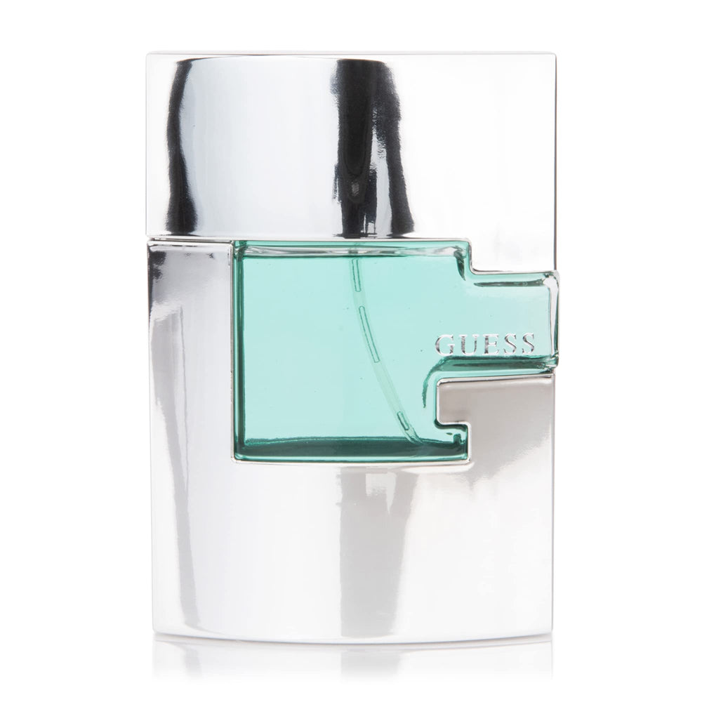 GUESS Man EDT spray action captures fresh aroma for instant confidence.