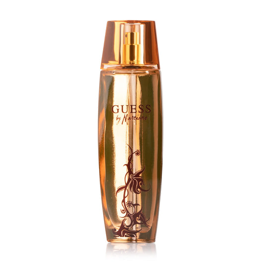 GUESS Marciano cap close-up showing premium bottle design