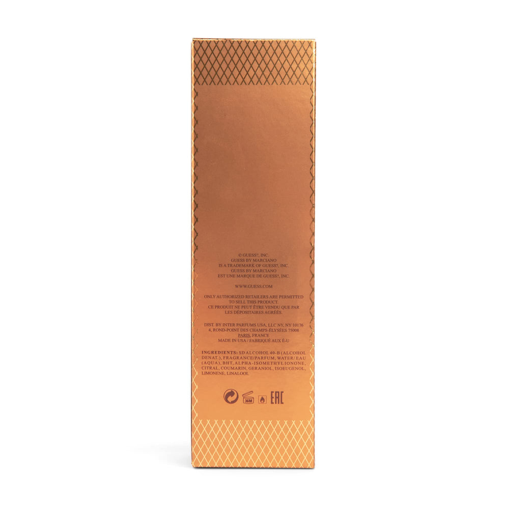 GUESS Marciano bottle display suitable for daily wear and style