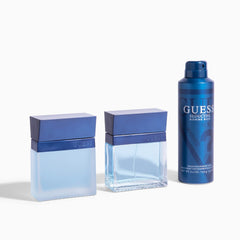 Guess Seductive Blue packaging front emphasizes modern premium design.