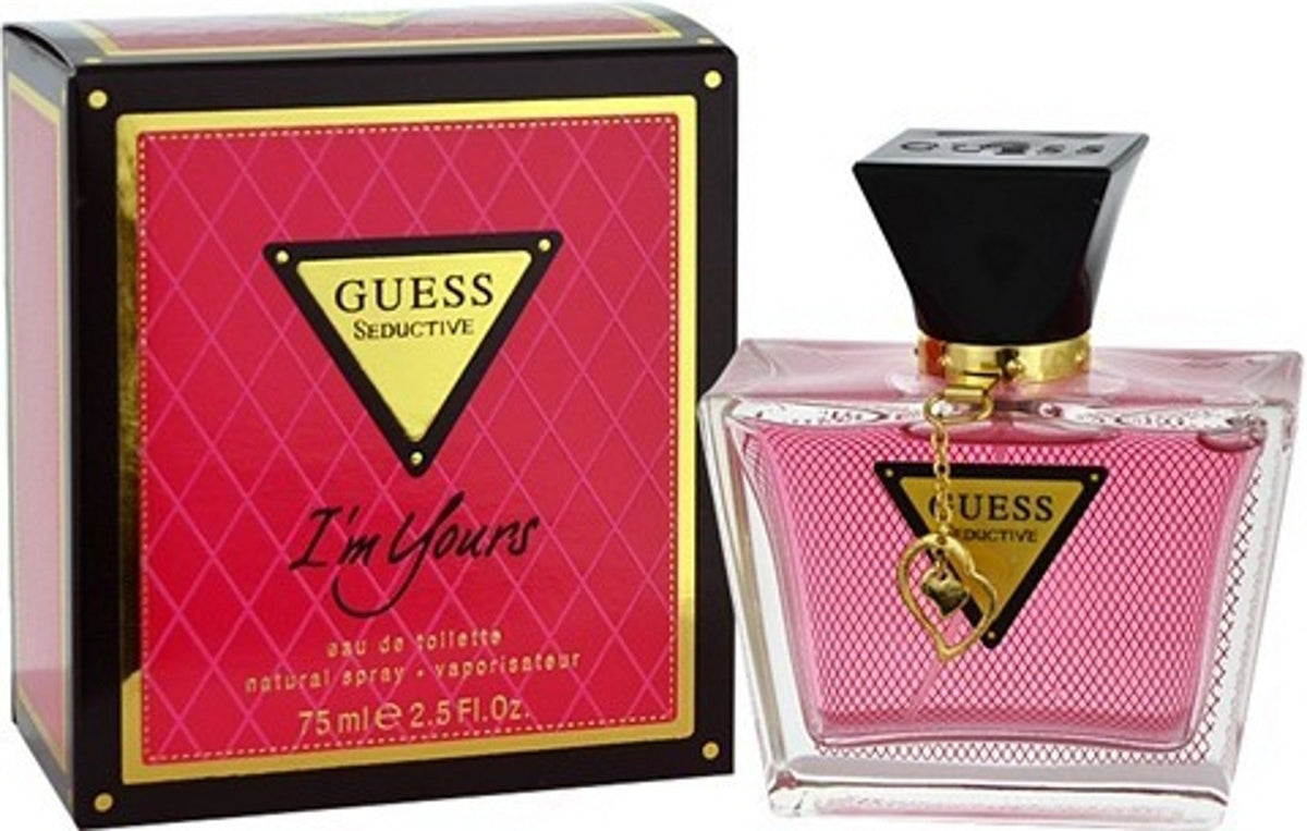Guess Seductive I'm Yours EDT bottle for women, floral-fruity scent for romantic evenings.