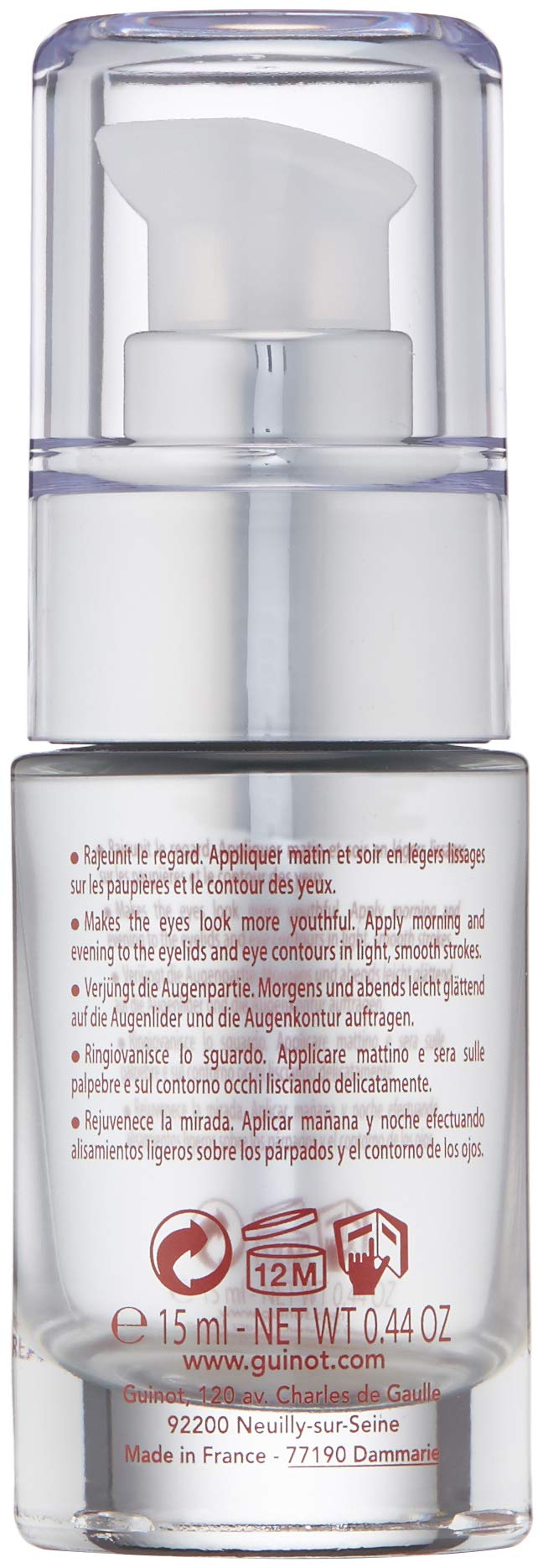 Guinot Age Logic Eye Cream smooths wrinkles around the eyes.