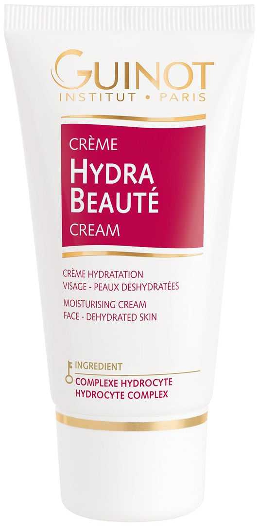 Guinot Hydra Beaute facial cream jar for lasting hydration and moisture retention.