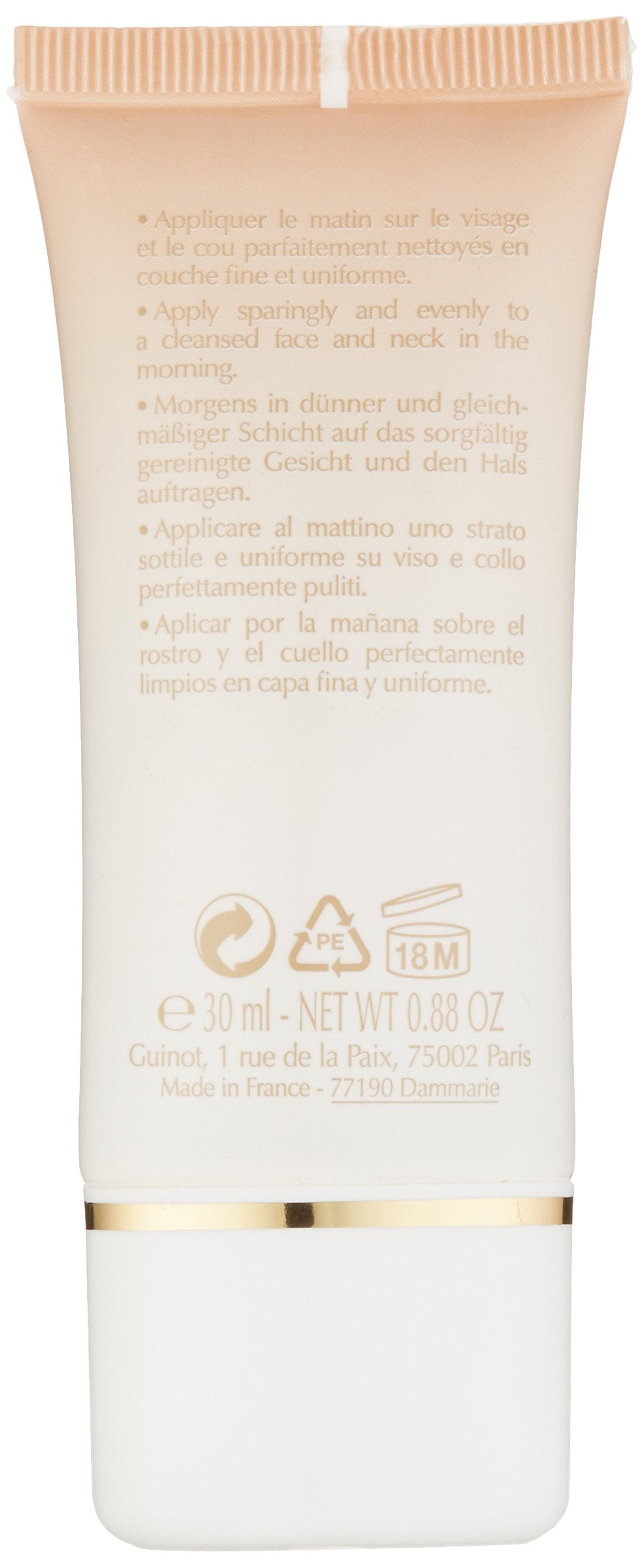 Guinot Hydra Finish SPF 15 UV protection icon highlights daily defense