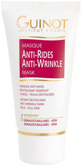 Guinot Vital Anti-Wrinkle Mask jar close-up, creamy texture for rejuvenating tired skin.