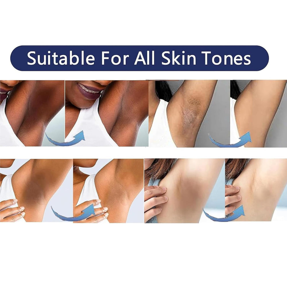 Gukei Skin Lightening Cream Gel on knees and elbows for even color.