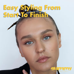 Gummy gel is easy for daily styling.
