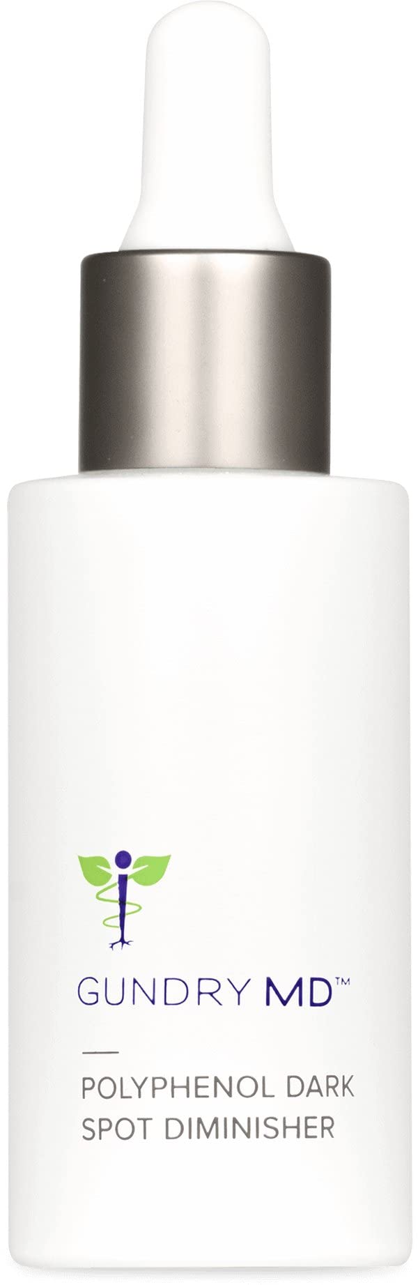 Gundry MD Polyphenol Dark Spot Diminisher serum bottle for brighter skin and even tone.