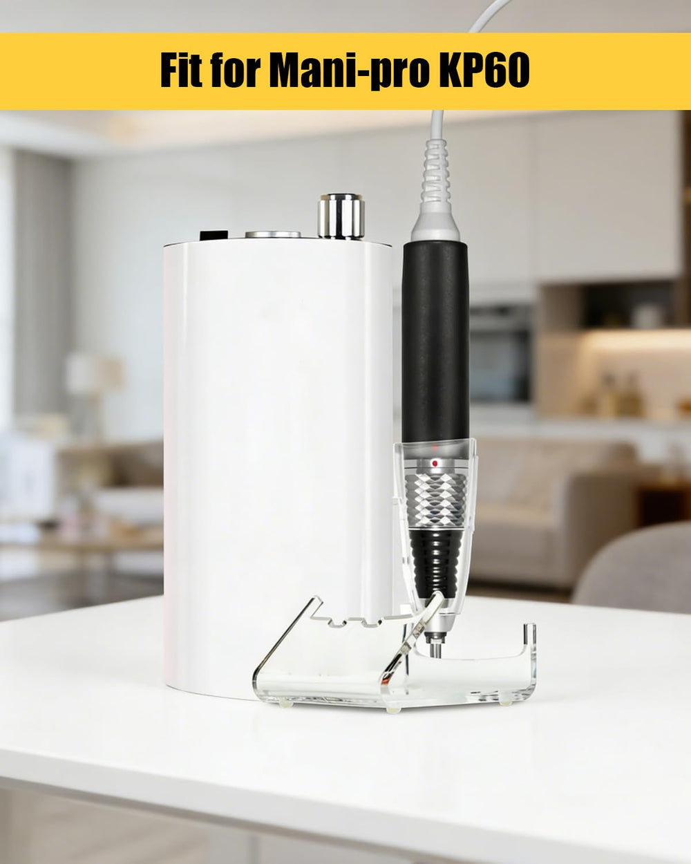 GUQVKI nail drill motor power cord reinforced joints maintain stable connection.