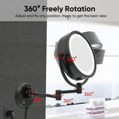 GURUN wall-mount design keeps surfaces tidy and mirrors accessible.