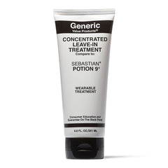 Generic Value Products leave-in conditioner bottle for deep hydration of damaged hair.